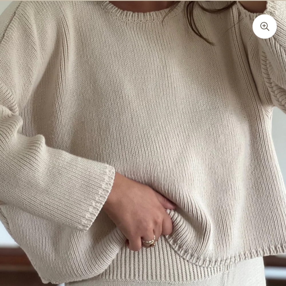 Honest Cotton Travel Sweater